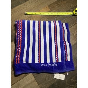 Vera Bradley NWOT Beach Towel Red White and Blue Patriotic
